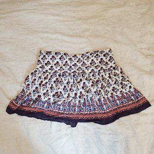 Pimkie Floral Mini Skirt Sz M